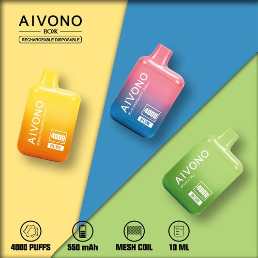 AIVONO AIM BOXX 4000Puffs Disposable Vape Wholesale - Vapz Vape Wholesale