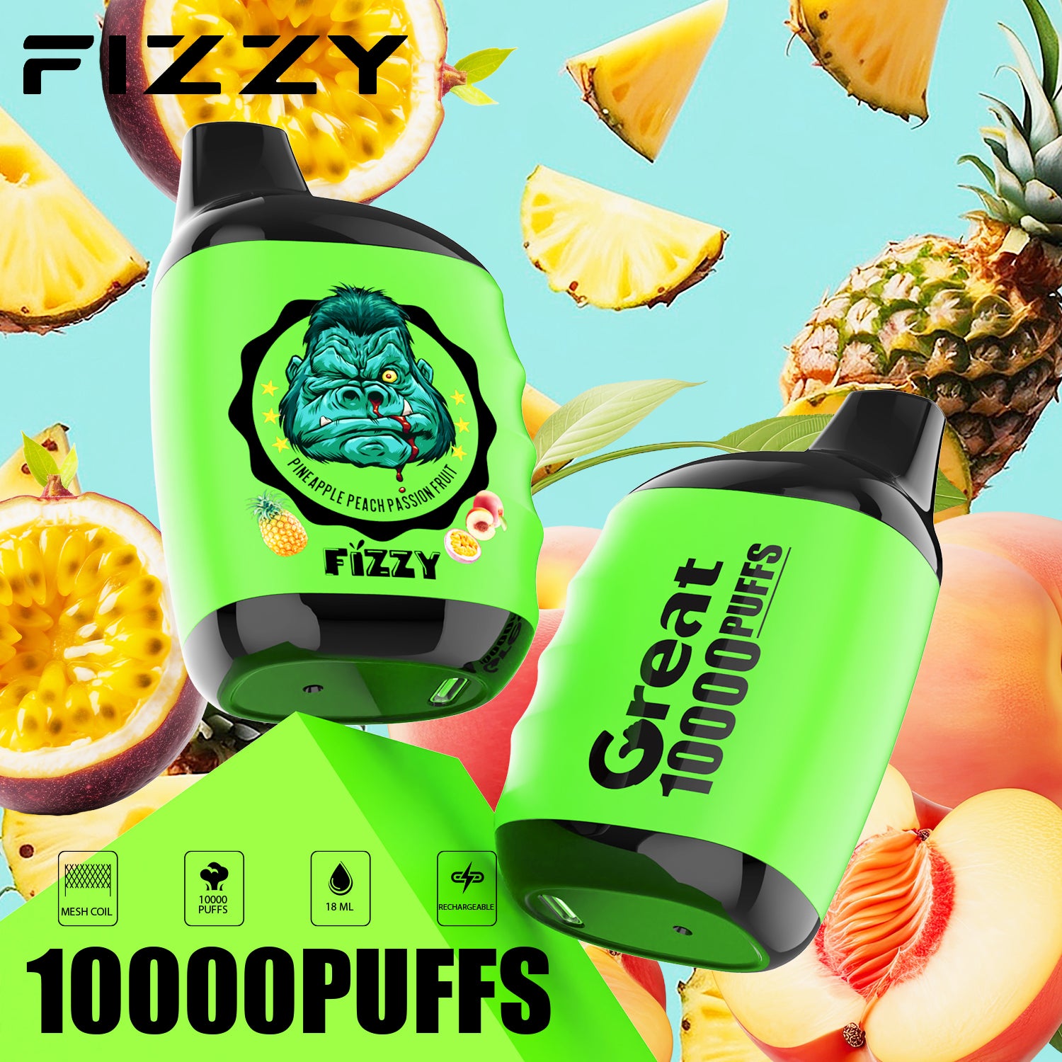 FIZZY GREAT 10000 Puffs Einweg-Vape Großhandel