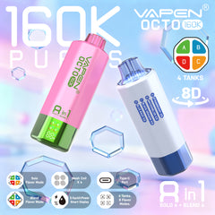 EU Warehouse VAPEN OCTO 8IN1 160K Puffs  Disposable Vape Wholesale