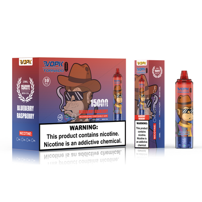 VOPK Tornado 15000 Puffs Disposable Vape Wholesale - Vapz Vape Wholesale