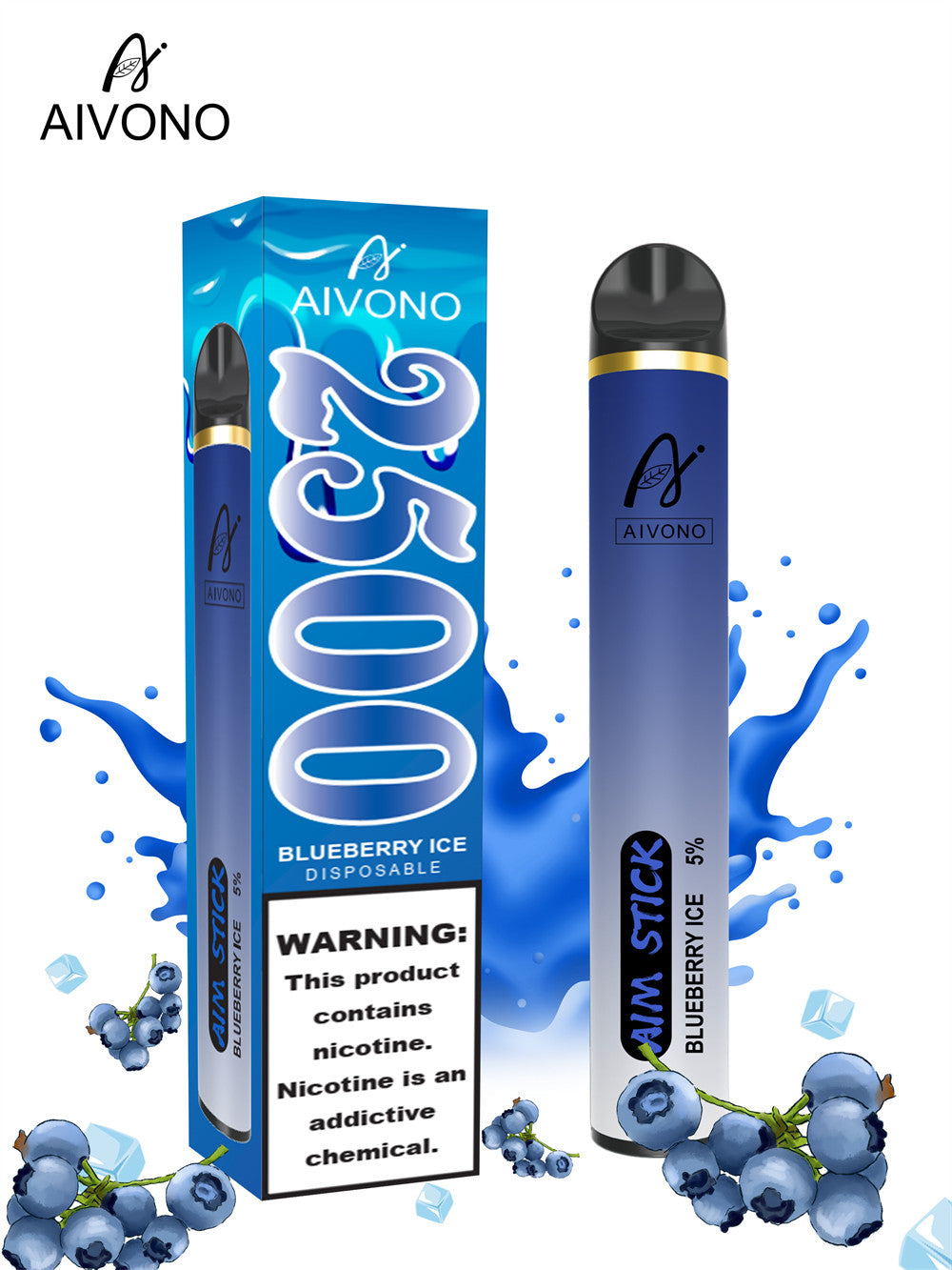 AIVONO AIM STICK 2500Puffs Disposable Vape Wholesale - Vapz Vape Wholesale