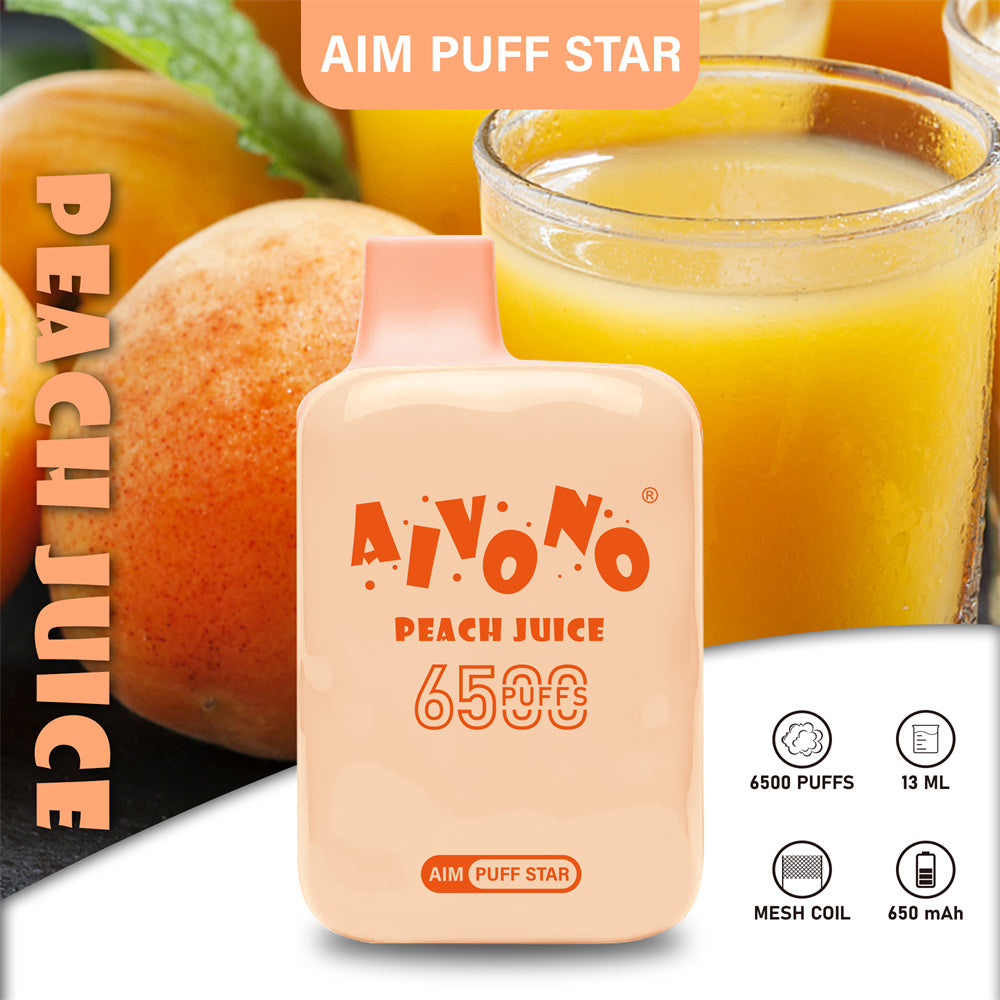 AIVONO AIM  PUFFSTAR 6500Puffs Disposable Vape Wholesale - Vapz Vape Wholesale