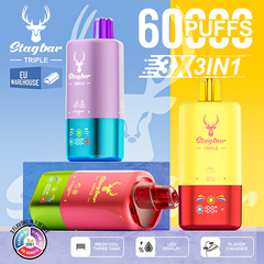 Stagbar 3IN1 60000 Puffs Disposable Vape Wholesale - Vapz Vape Wholesale
