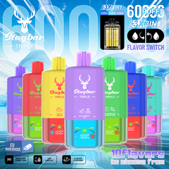 Stagbar 3IN1 60000 Puffs Disposable Vape Wholesale - Vapz Vape Wholesale