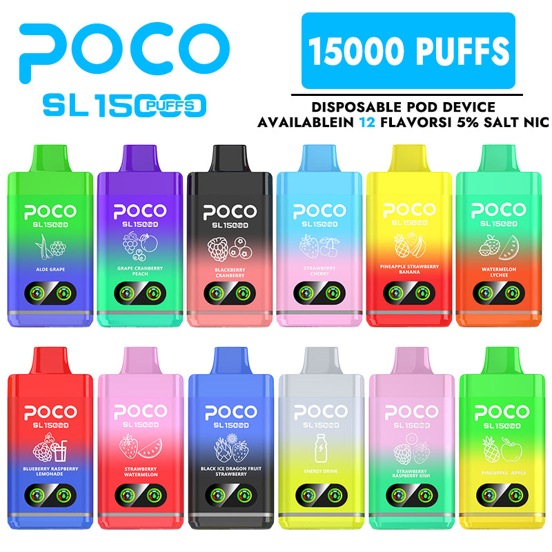 POCO PT 12000 Puffs Одноразовые Vape оптом