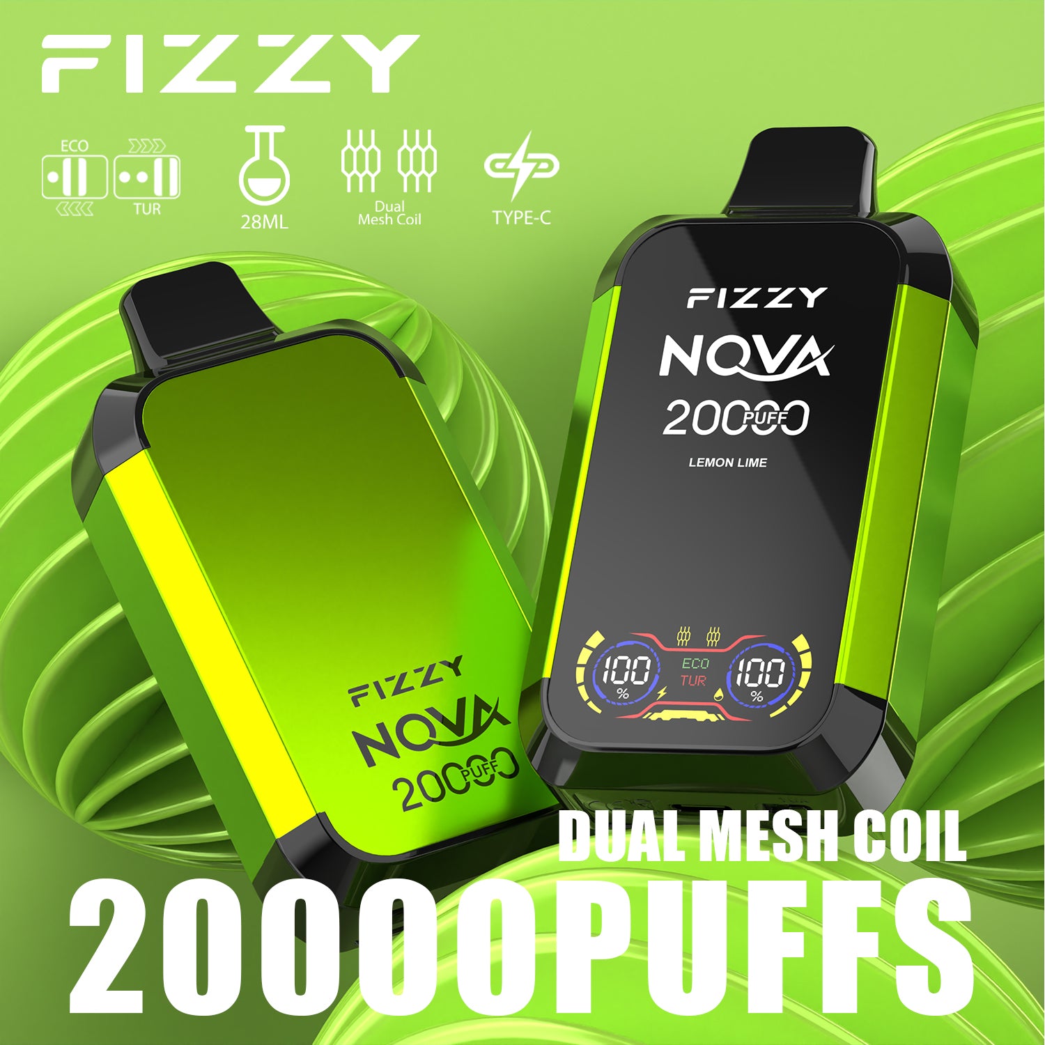 Fizzy NOVA 20000 Puffs Einweg-Vape Großhandel