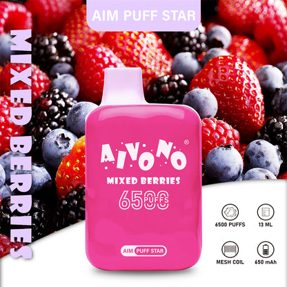 AIVONO AIM  PUFFSTAR 6500Puffs Disposable Vape Wholesale - Vapz Vape Wholesale