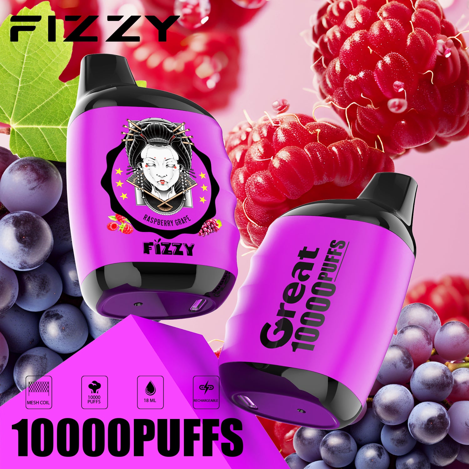 FIZZY GREAT 10000 Puffs Einweg-Vape Großhandel