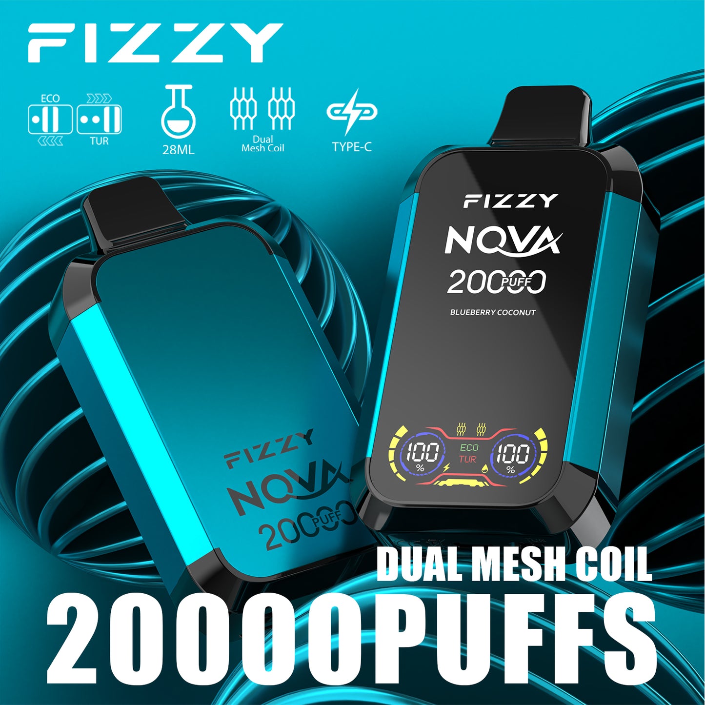 FIZZY NOVA 20000 Puffs Disposable Vape Wholesale