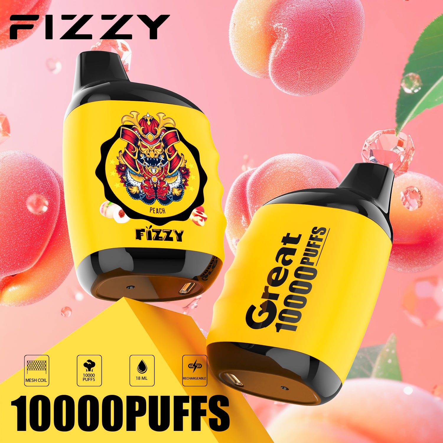 Fizzy GREAT  10000 Puffs Disposable  Vape Wholesale