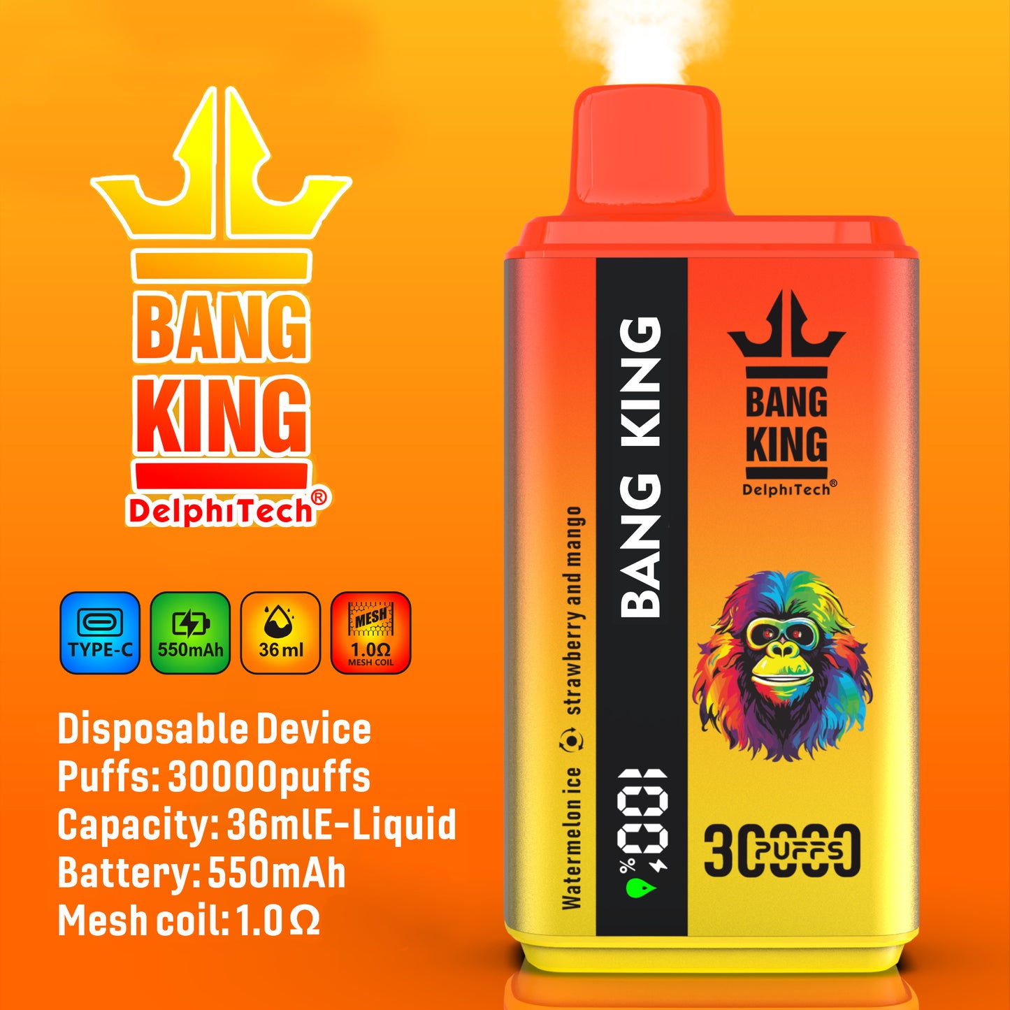 BANG KING 30000Puffs DisposableVape Wholesale