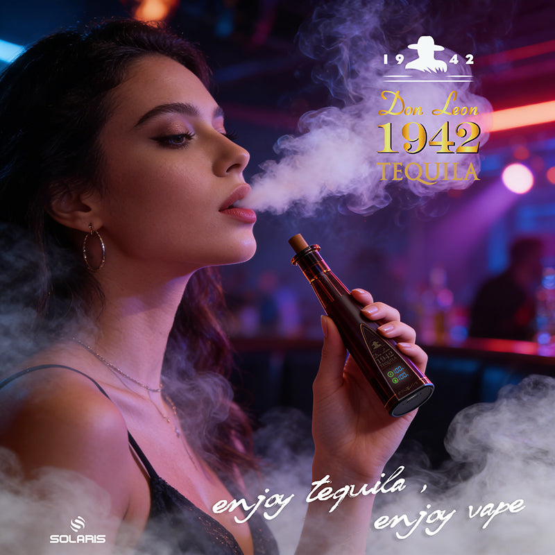 SOLARIS Tequila Don Leon 1942 30000 Puffs  Disposable Vape Wholesale - Vapz Vape Wholesale