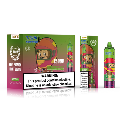 VOPK Tornado 15000 Puffs Disposable Vape Wholesale - Vapz Vape Wholesale