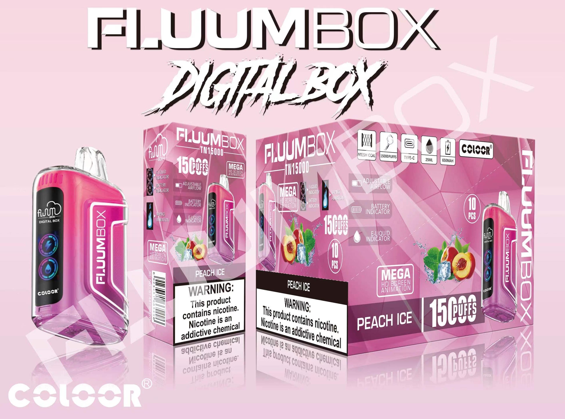 FLUUM BOX 15000 Puffs Disposable Vape Wholesale - Vapz Vape Wholesale