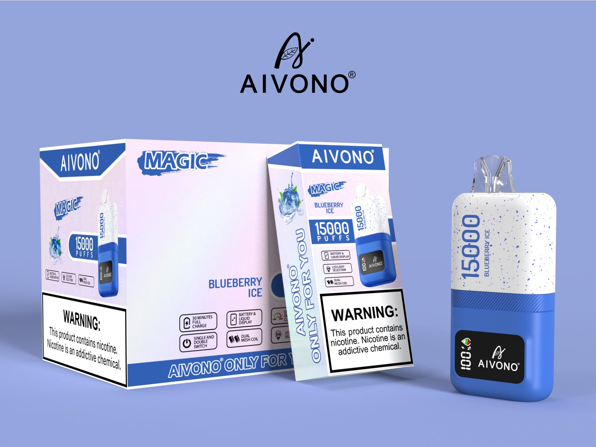 AIVONO MAGIC 15000 Puffs Disposable Vape Wholesale - Vapz Vape Wholesale