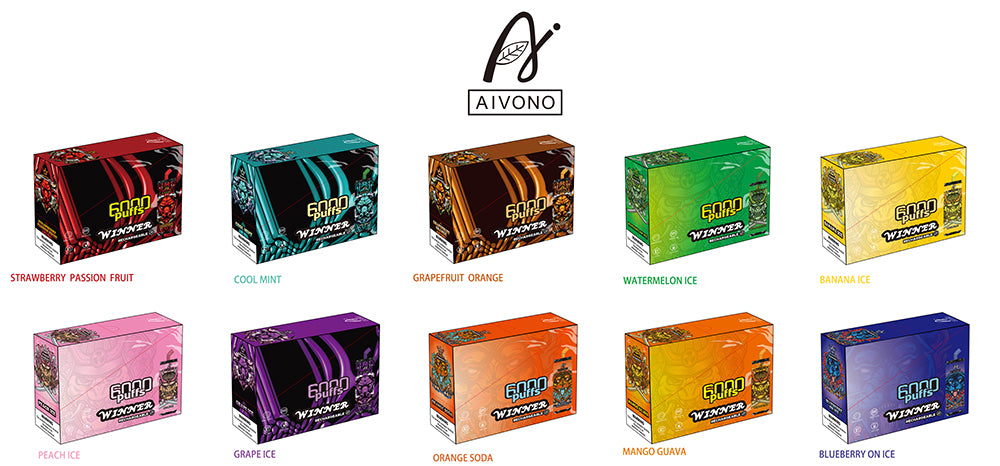 AIVONO AIM WINNER 6000Puffs Disposable Vape Wholesale - Vapz Vape Wholesale