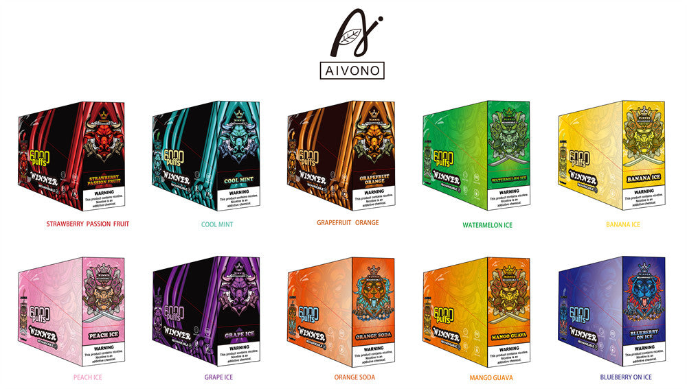 AIVONO AIM WINNER 6000Puffs Disposable Vape Wholesale - Vapz Vape Wholesale