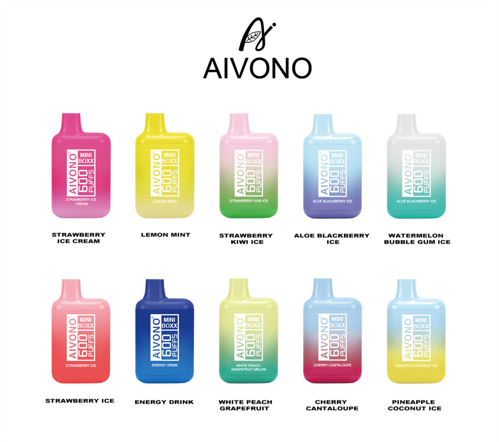 AIVONO MINI BOXX 600Puffs Disposable Vape Wholesale - Vapz Vape Wholesale