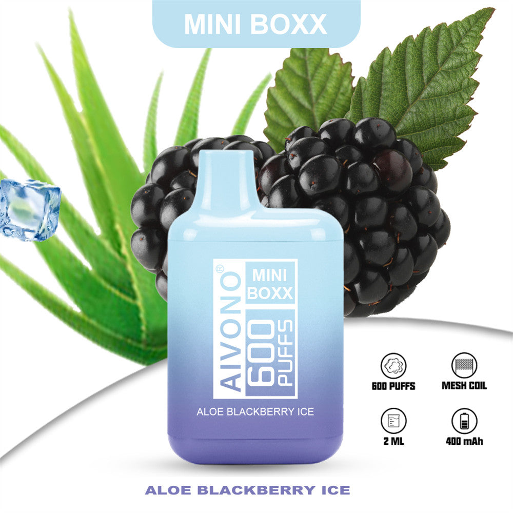 AIVONO MINI BOXX 600Puffs Disposable Vape Wholesale - Vapz Vape Wholesale
