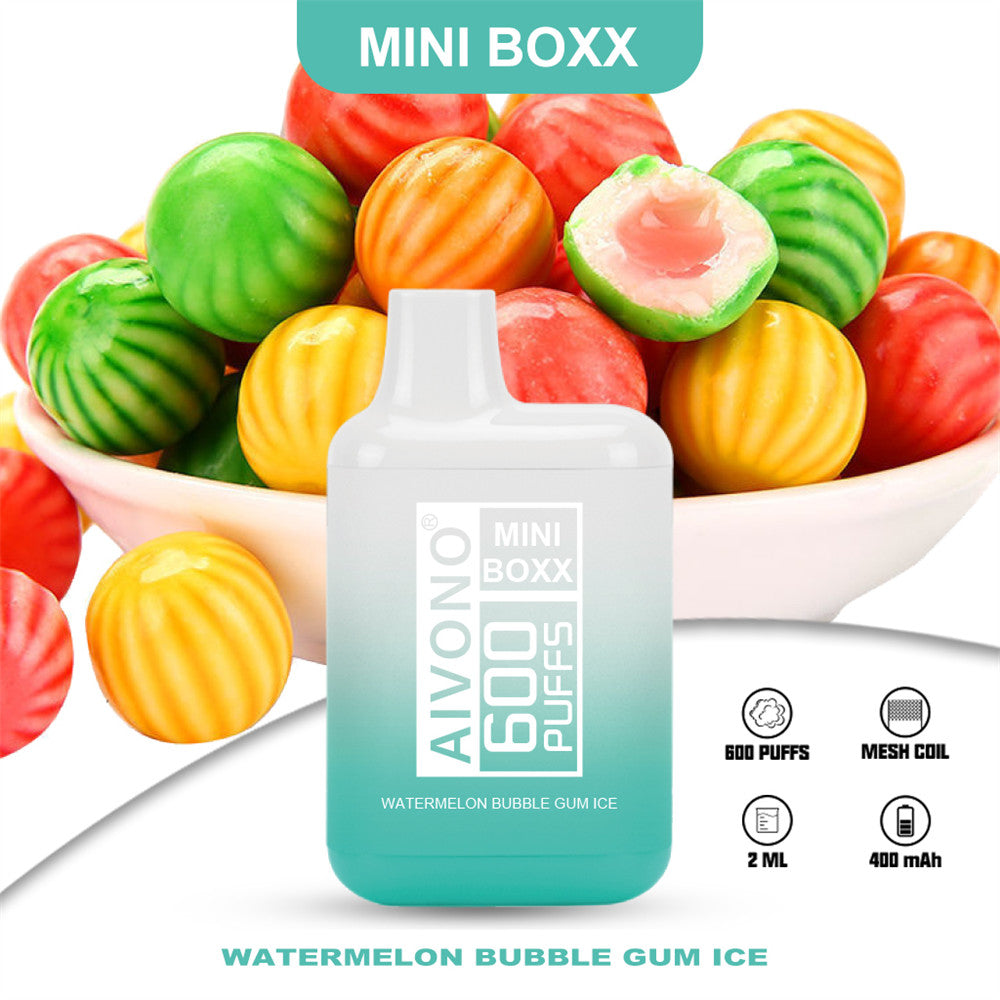 AIVONO MINI BOXX 600Puffs Disposable Vape Wholesale - Vapz Vape Wholesale
