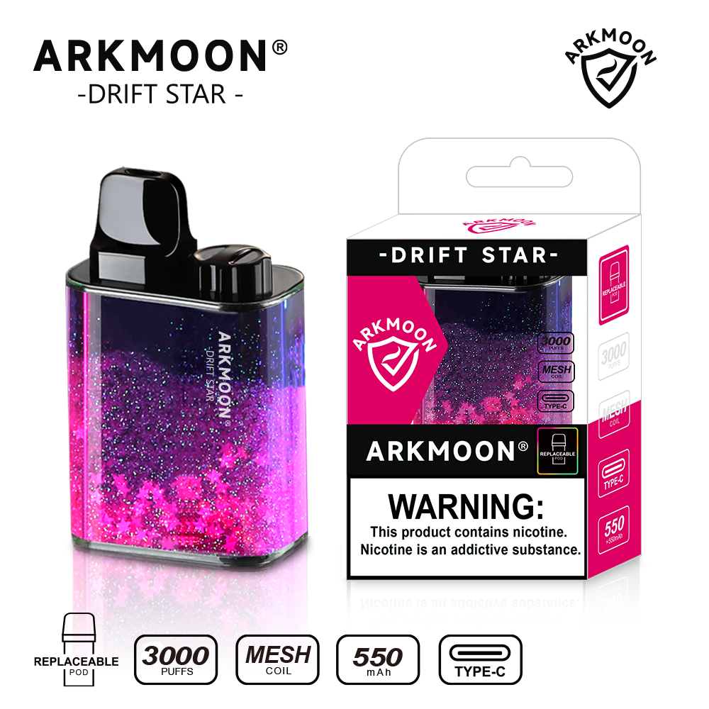 AOKIT Arkmoon Drift Star 3000 Puffs Vape Pod Device Wholesale - Vapz Vape Wholesale