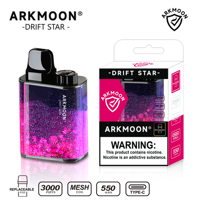 AOKIT Arkmoon Drift Star 3000 Puffs Vape Pod Device Wholesale - Vapz Vape Wholesale