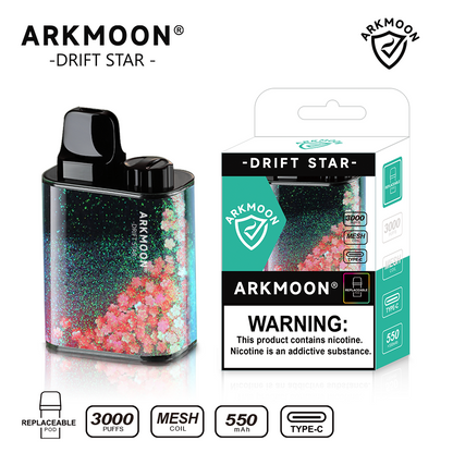 AOKIT Arkmoon Drift Star 3000 Puffs Vape Pod Device Wholesale - Vapz Vape Wholesale