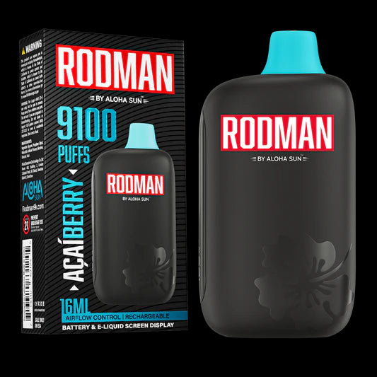 Aloha Sun Rodman 9100 Puffs Disposable Vape Wholesale - Vapz Vape Wholesale