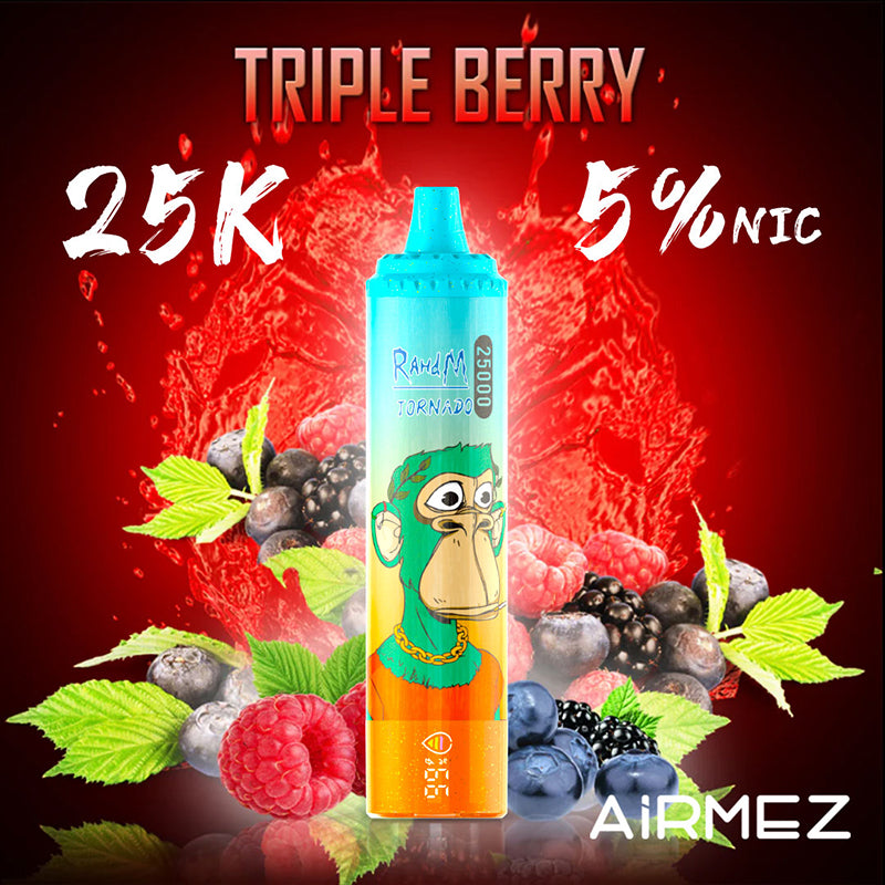 EU Warehouse Airmez Tornado 25000 Puffs Disposable Vape Wholesale - [VapzVape]