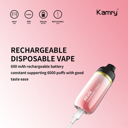 Kamry Akula 6000 Puffs Disposable Vape Wholesale - Vapz Vape Wholesale