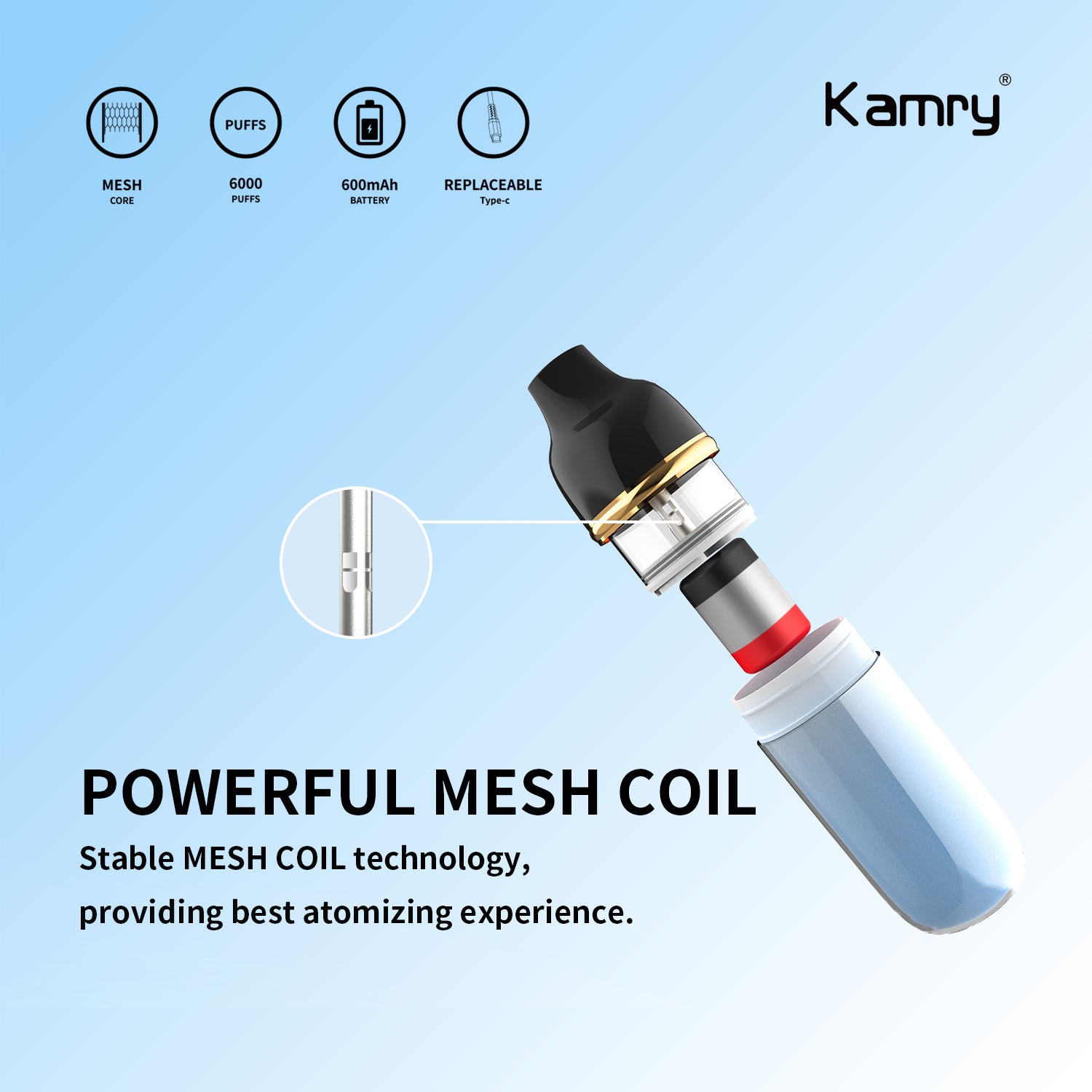 Kamry Akula 6000 Puffs Disposable Vape Wholesale - Vapz Vape Wholesale