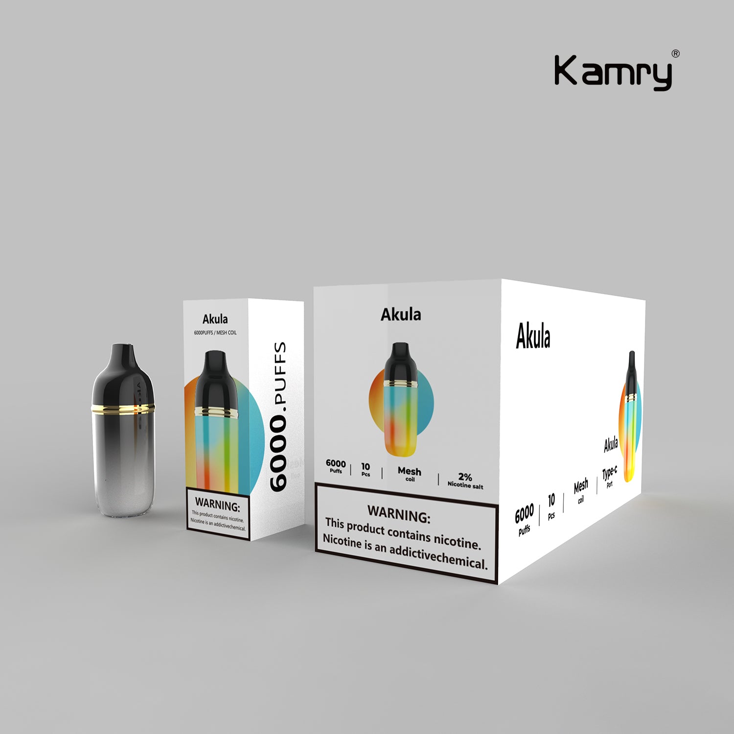 Kamry Akula 6000 Puffs Disposable Vape Wholesale - Vapz Vape Wholesale