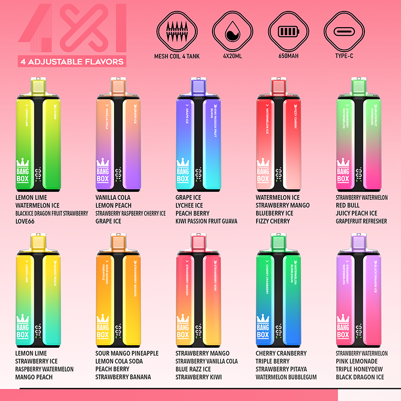 BANGBOX 4 IN 1 160 Puffs Disposable Vape Wholesale - [VapzVape]