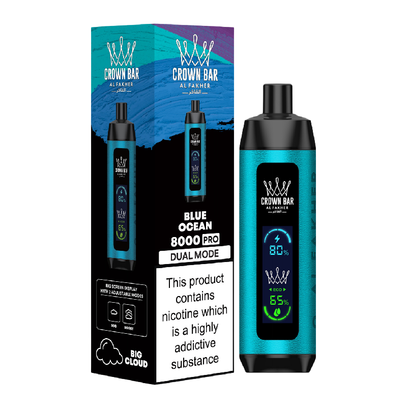 Al Fakher Crown Bar 8000 Pro 8000 Puffs Disposable Vape Wholesale