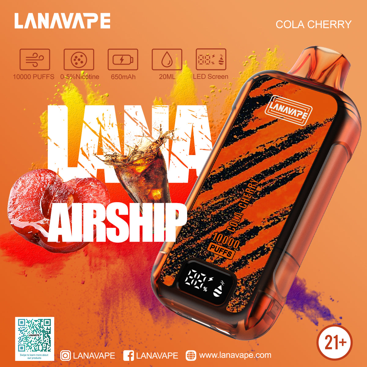 LANAVAPE 10000 Puffs Disposable Vape Wholesale - Vapz Vape Wholesale