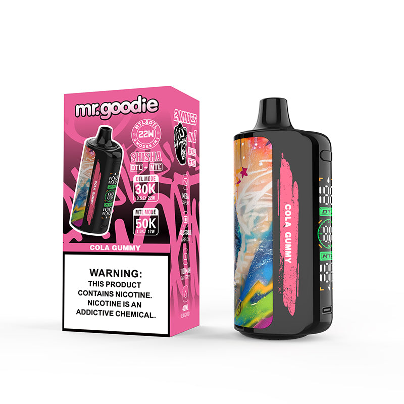 MRGOODIE MTL DTL 50000  Puffs Disposable Vape Wholesale