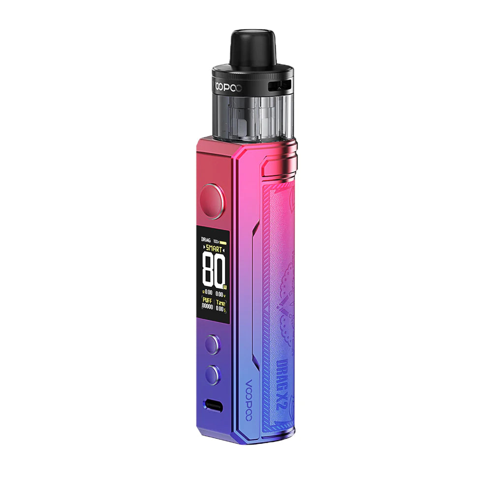 VOOPOO DRAG X2 80W Pod Kit System Wholesale - Vapz Vape Wholesale