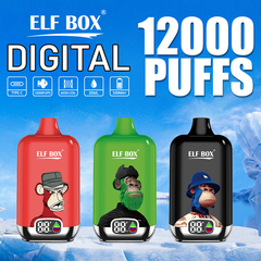 ELF BOX Digital 12000 Züge Einweg-Vape Großhandel 