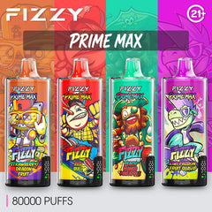 EU Warehouse FIZZY PRIME MAX 80000 Puffs Disposable Vape Wholesale
