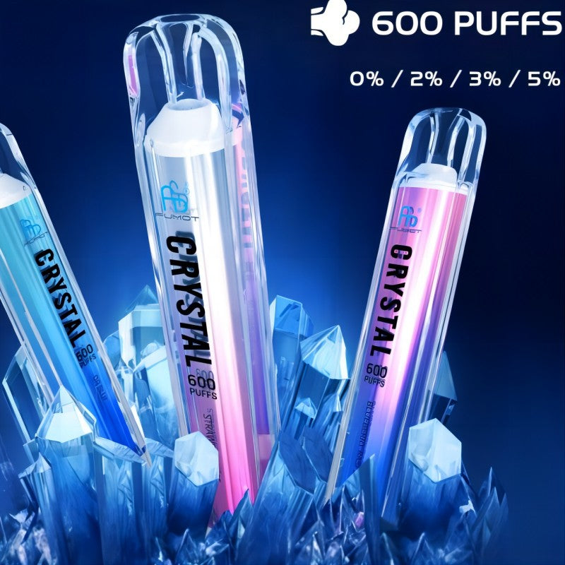 RandM FUMOT ORIGINAL RANDM CRYSTAL 600 Puffs Disposable Vape Wholesale - Vapz Vape Wholesale