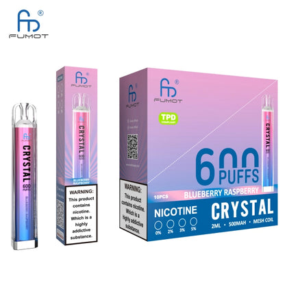 RandM FUMOT ORIGINAL RANDM CRYSTAL 600 Puffs Disposable Vape Wholesale - Vapz Vape Wholesale