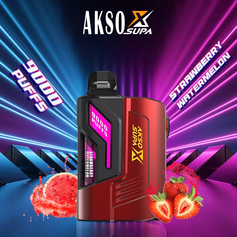 HCigar AKSO SUPAX 9000 Puffs Pod Device Vape Wholesale - Vapz Vape Wholesale