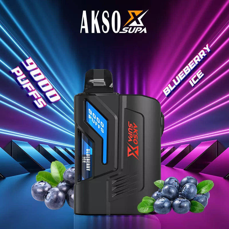 HCigar AKSO SUPAX 9000 Puffs Pod Device Vape Wholesale - Vapz Vape Wholesale