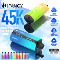 HIFANCY DREAM 45000 Puffs Disposable Vape Wholesale