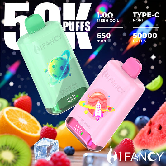 EU Warehouse HIFANCY SPACE 50000 Puffs Disposable Vape Wholesale - Vapz Vape Wholesale