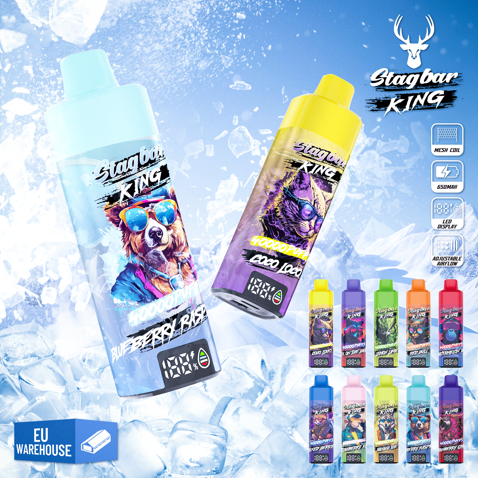 Stagbar King 40000 Puffs Disposable Vape Wholesale