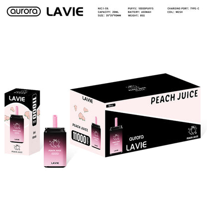 LAVIE  Aurora 1100 Puffs Disposable Vape Wholesale - Vapz Vape Wholesale