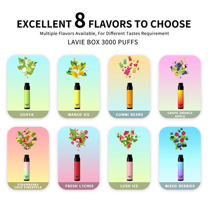 LAVIE Cute 3000 Puffs Disposable Vape Wholesale - Vapz Vape Wholesale