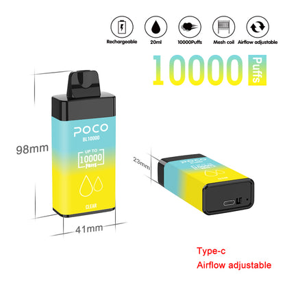 POCO BL 10000 Puffs Disposable Vape Wholesale - Vapz Vape Wholesale