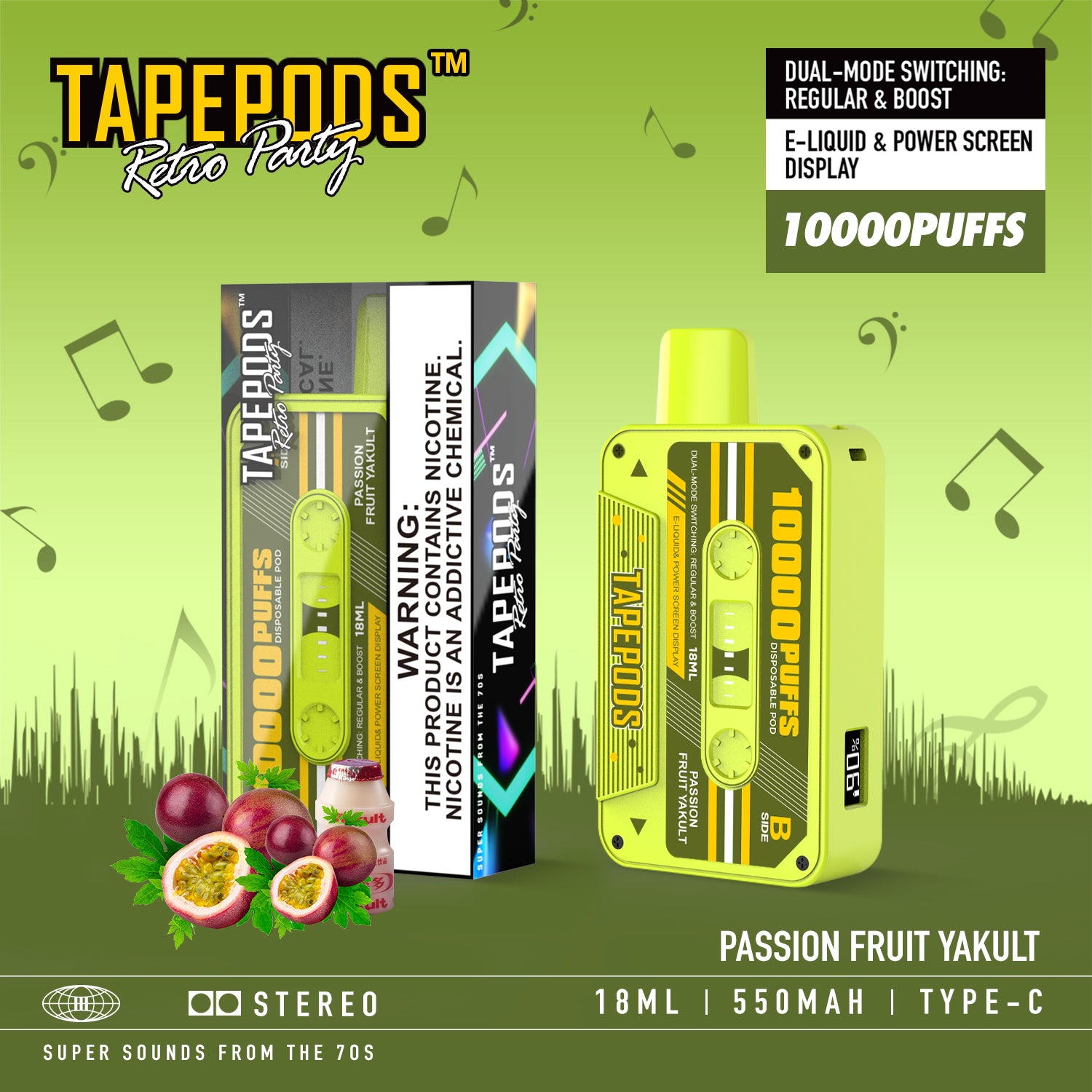 TAPEPODS VAPMOD QD114 10000Puffs Disposable Vape Wholesale - Vapz Vape Wholesale